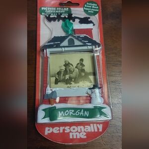 Morgan Christmas Picture Frame with Snowman